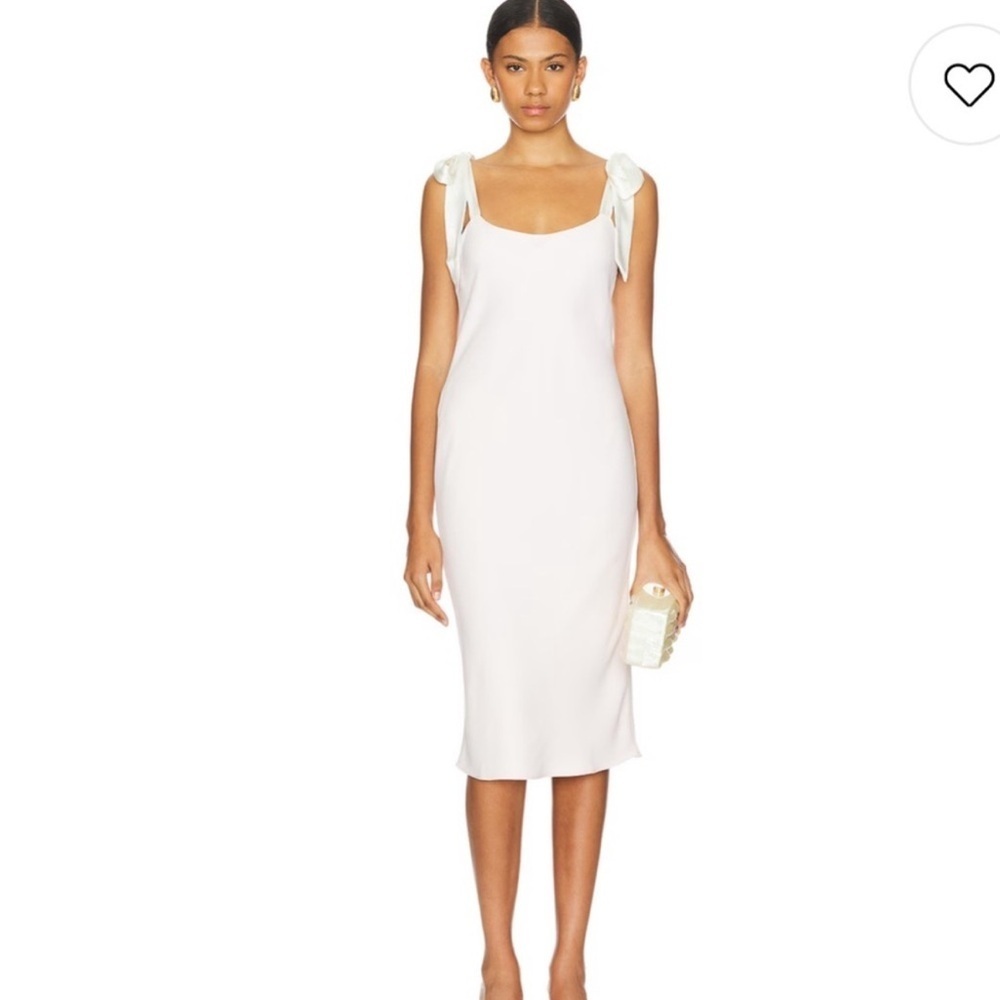 NWOT Amanda Uprichard Lusana Midi Dress Pale Pink Small